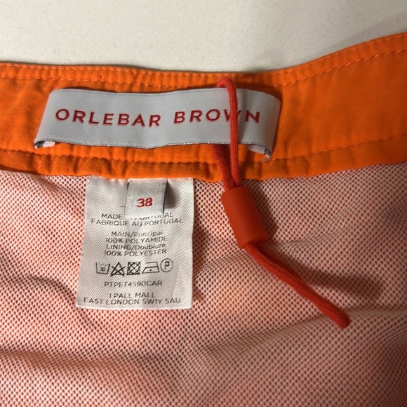 Orlebar Brown Pants - Orlebar Brown Men’s Orange Setter Shorts.